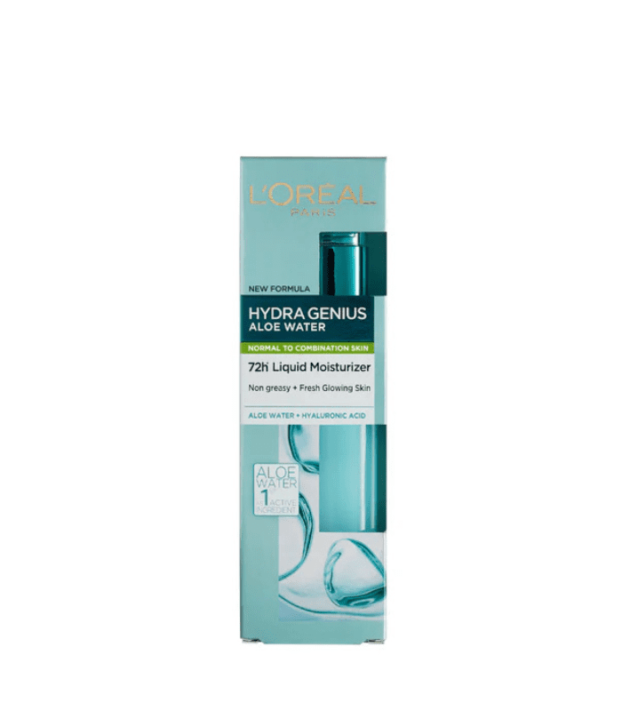 L'Oral Paris Hydra Genius Aloe Water Liquid Moisturizer 70ml | Derma Joie
